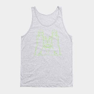 Silhouette IV (Lime) Tank Top